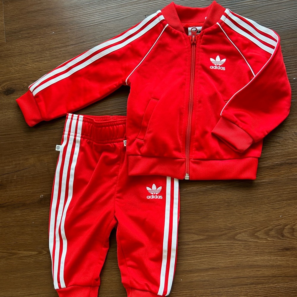 **6-9mo ADIDAS TRACKSUIT**